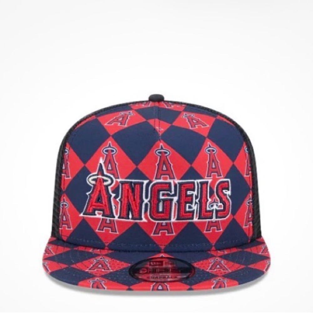 Anaheim Angels New Era trucker SnapBack cap